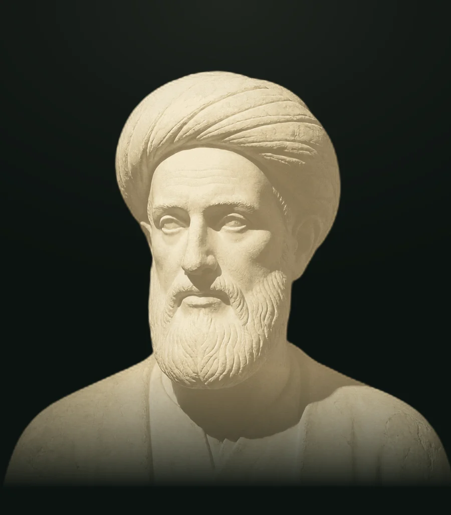 al-Ghazali, busto in pietra leccese