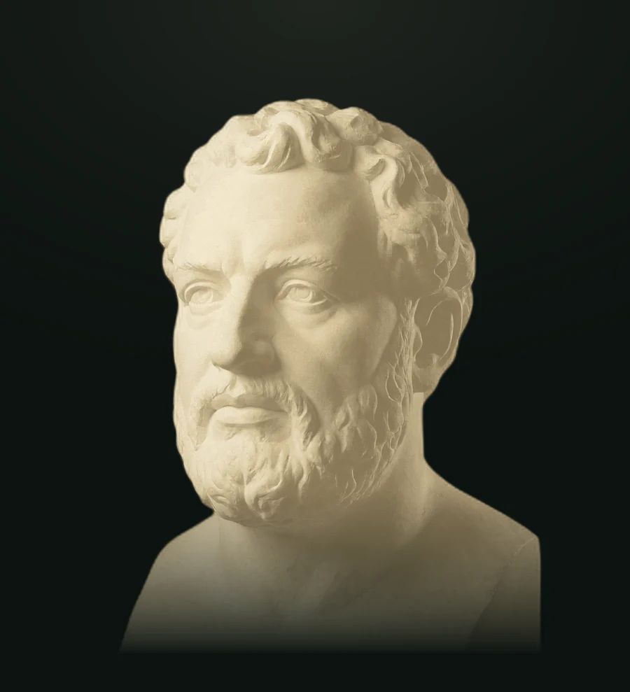 Anassimandro, busto in pietra leccese