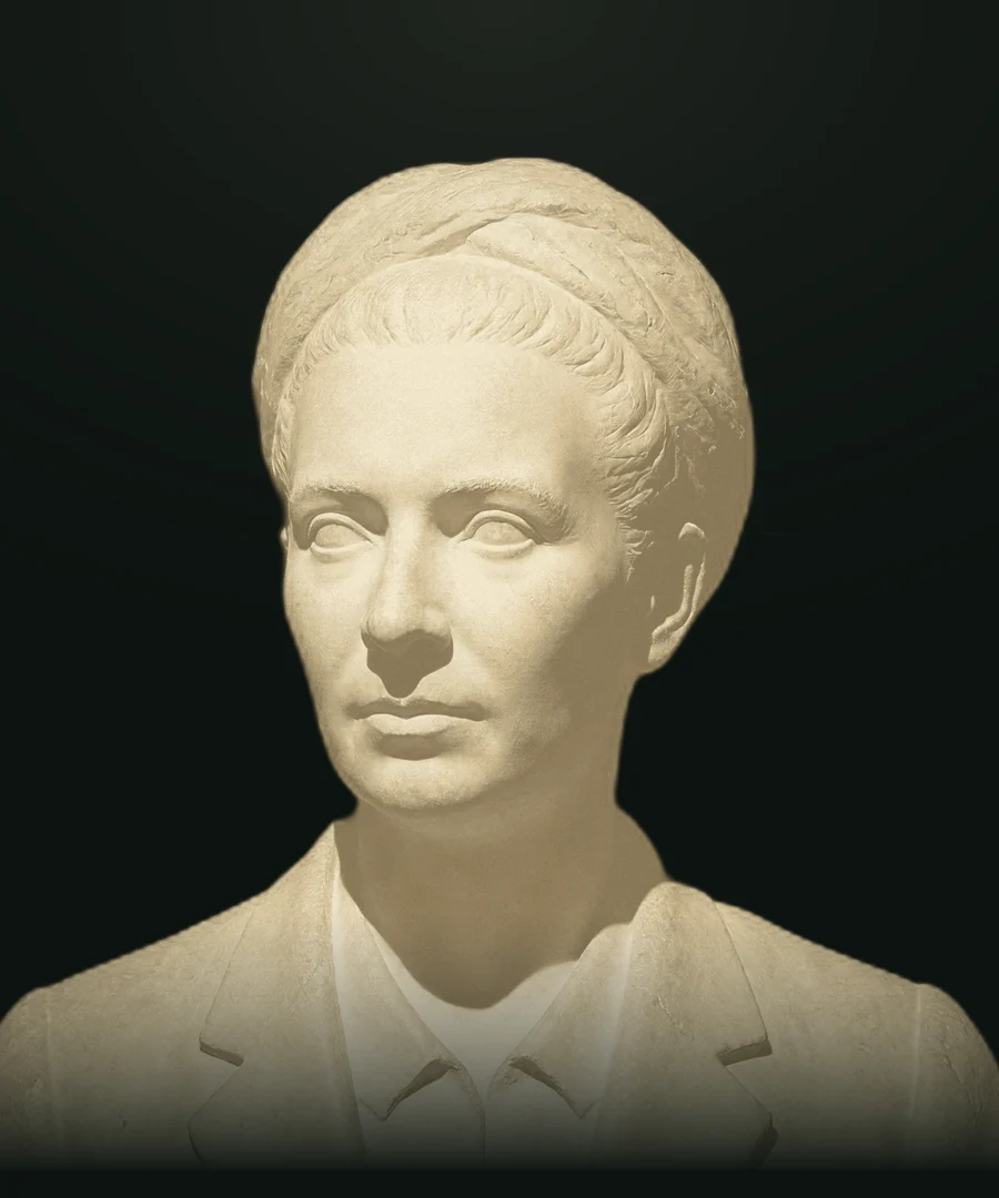 Beauvoir, busto in pietra leccese