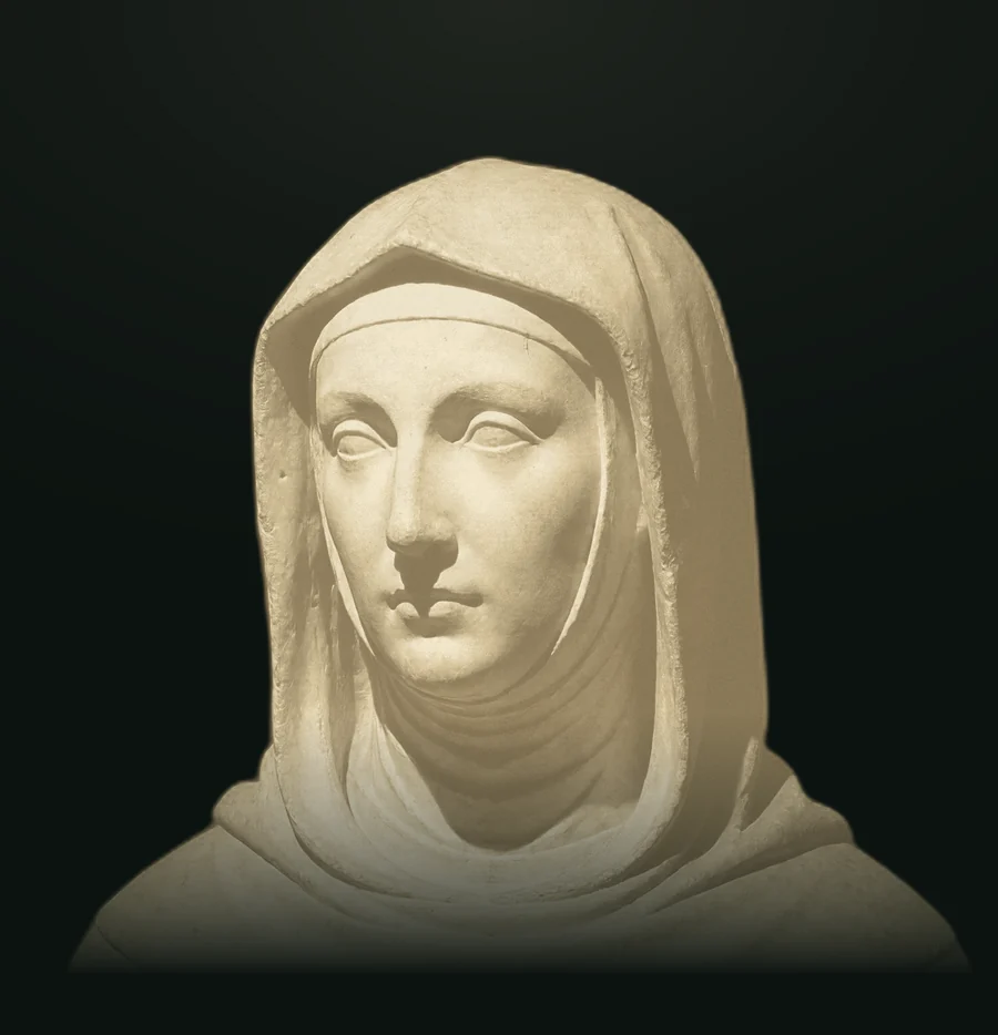 Caterina, busto in pietra leccese