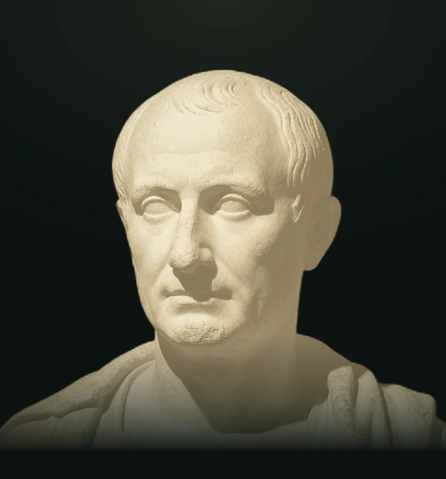 Cicerone, busto in pietra leccese