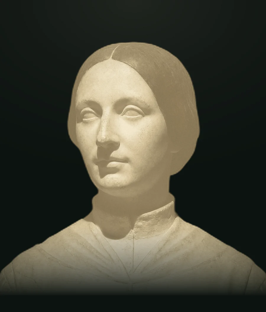 De Pace, busto in pietra leccese