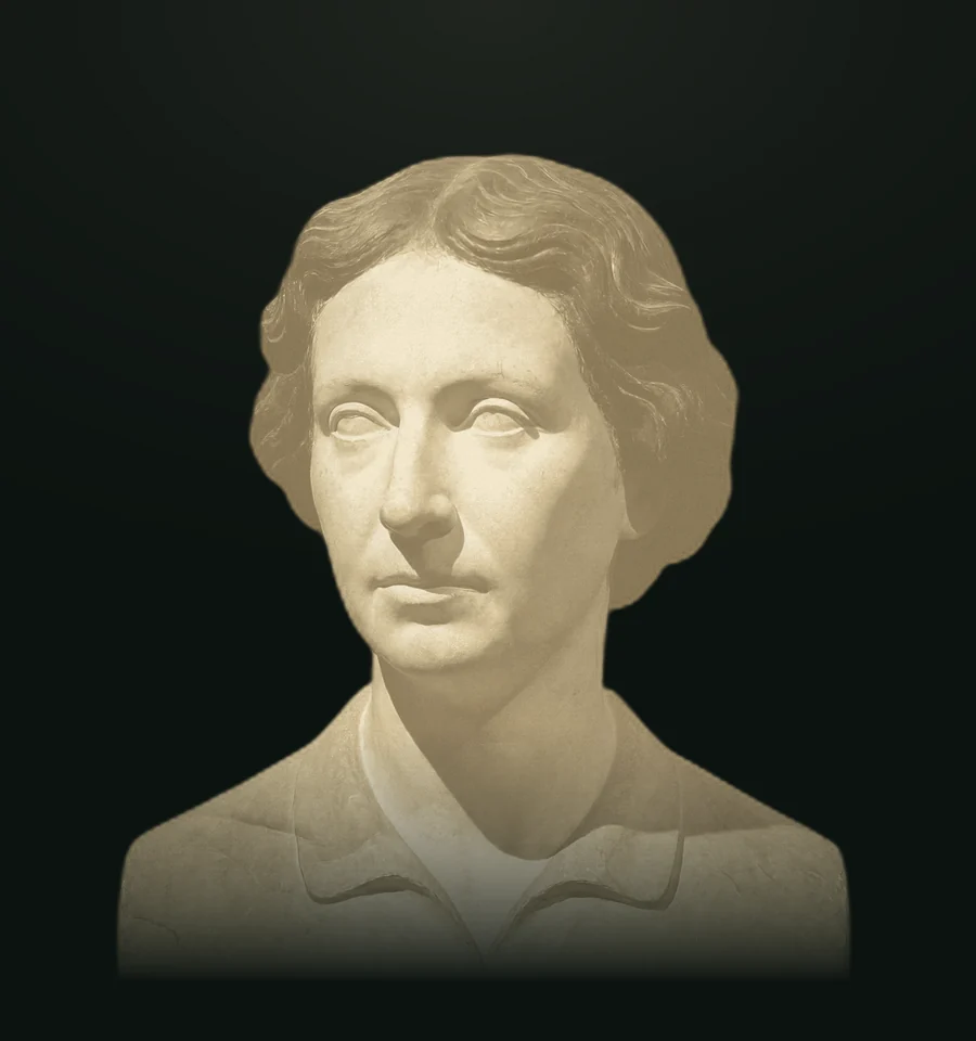 Delbo, busto in pietra leccese