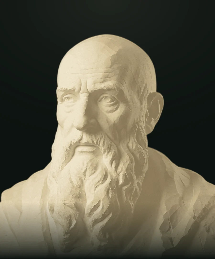 Diogene, busto in pietra leccese