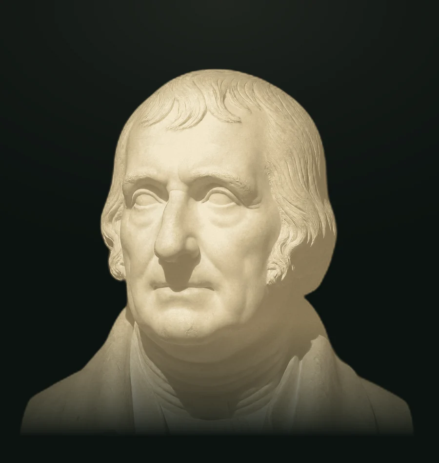 Hegel, busto in pietra leccese