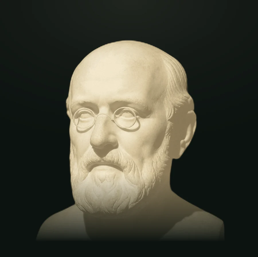 Husserl, busto in pietra leccese