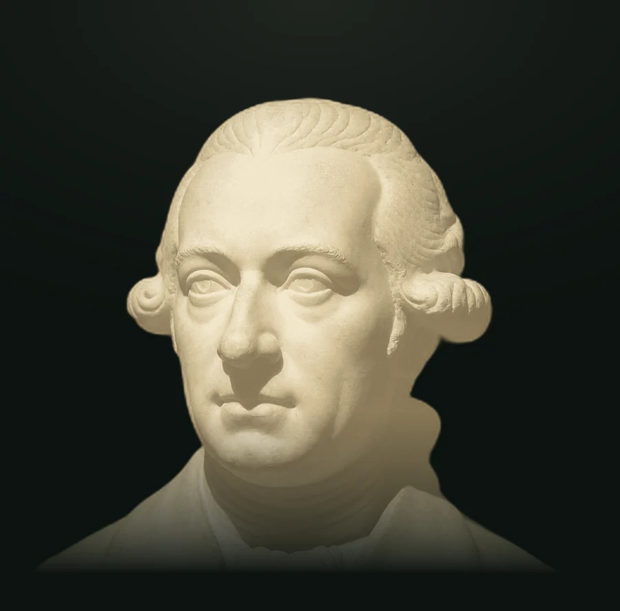 Kant, busto in pietra leccese
