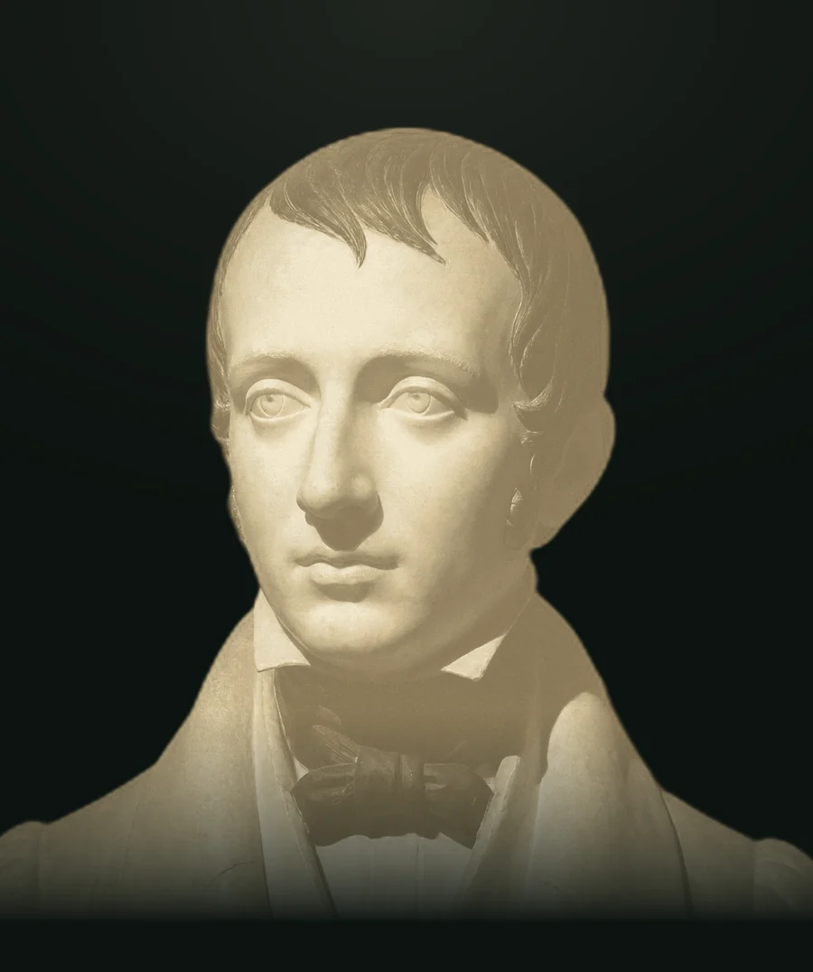 Leopardi, busto in pietra leccese
