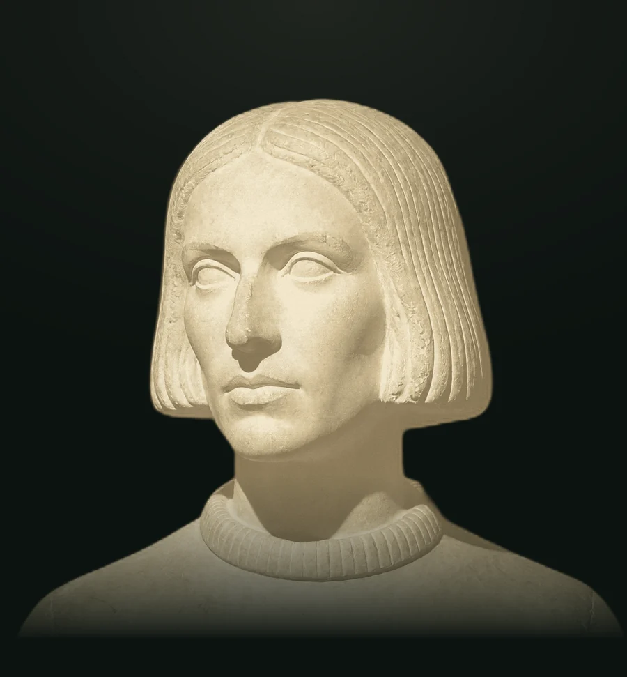 Lonzi, busto in pietra leccese