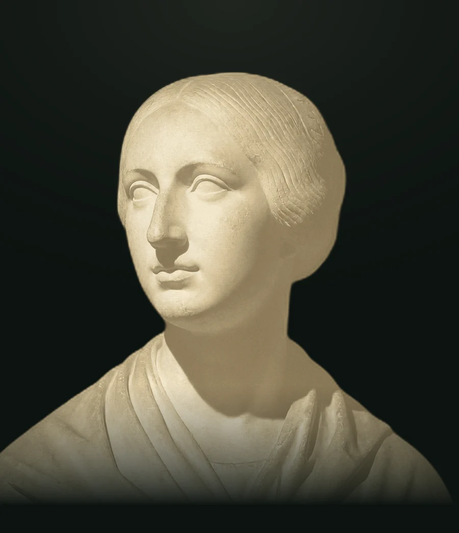 Lovelace, busto in pietra leccese