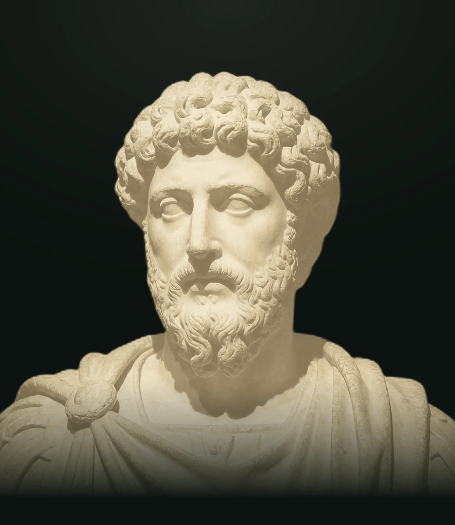 Marco Aurelio, busto in pietra leccese