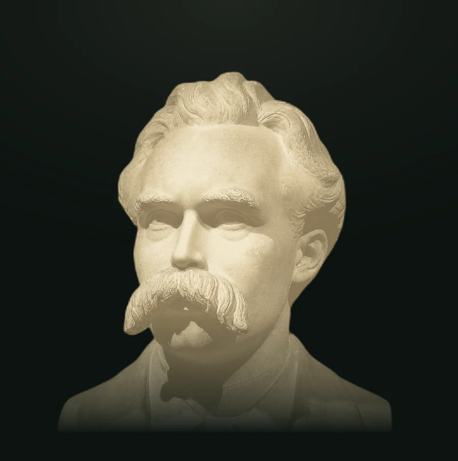 Nietzsche, busto in pietra leccese