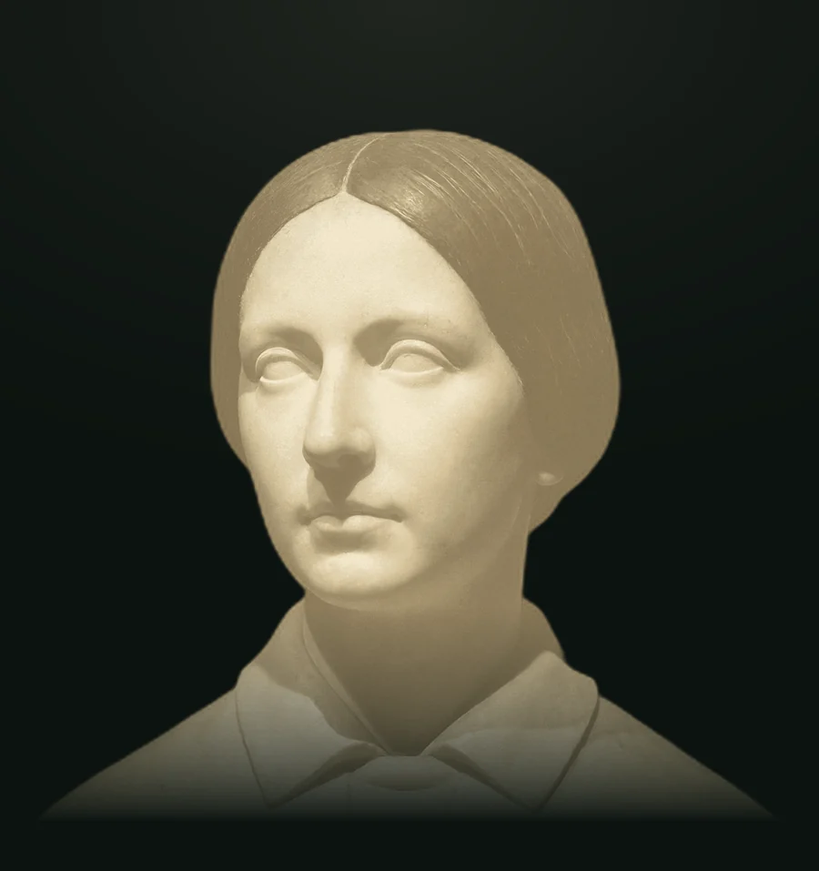 Nightingale, busto in pietra leccese