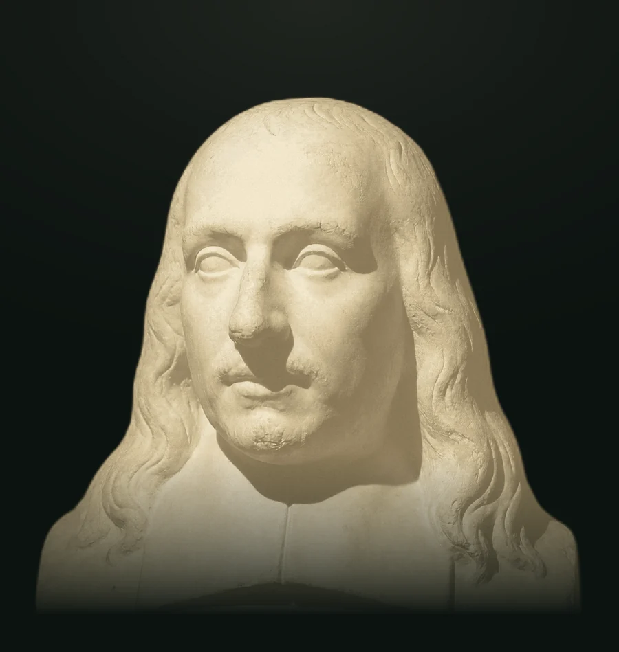 Pascal, busto in pietra leccese