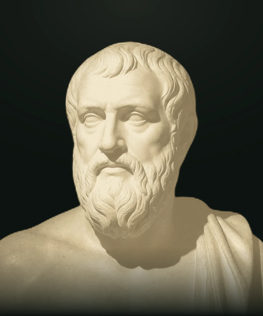 Platone, busto in pietra leccese