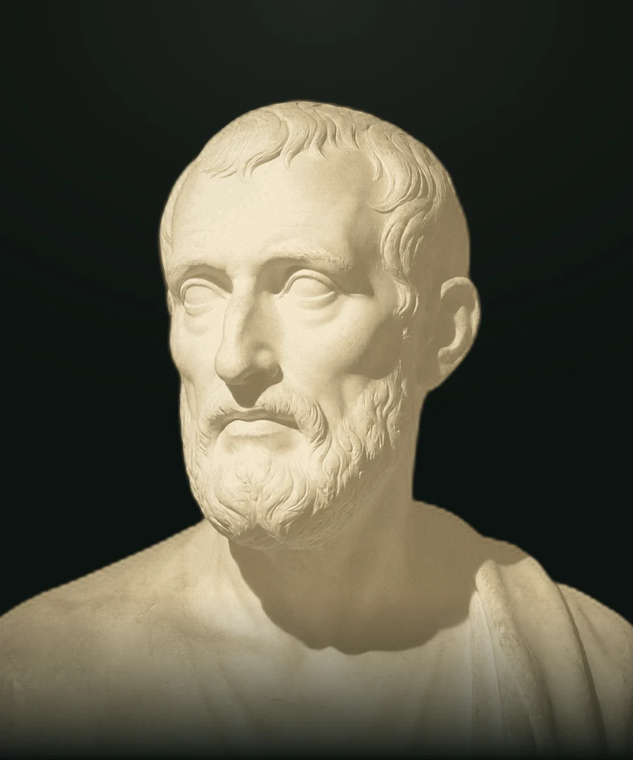 Plotino, busto in pietra leccese