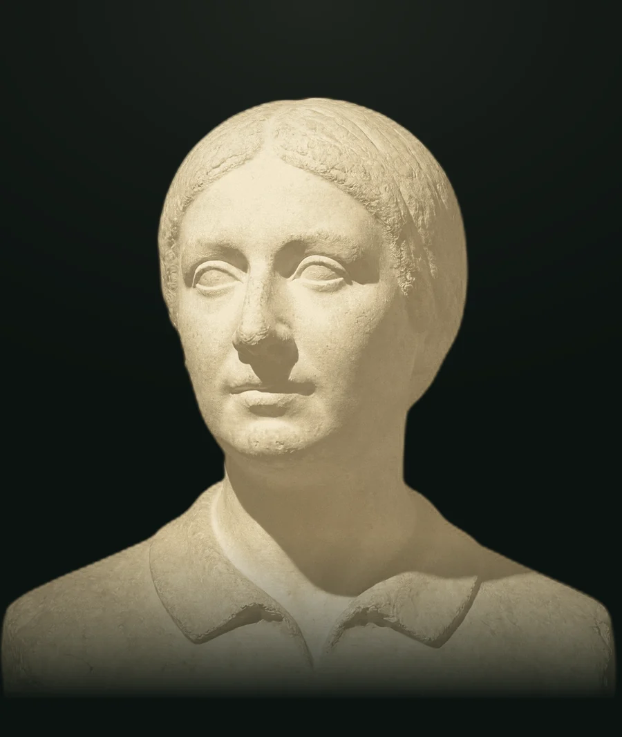 Rina Durante, busto in pietra leccese