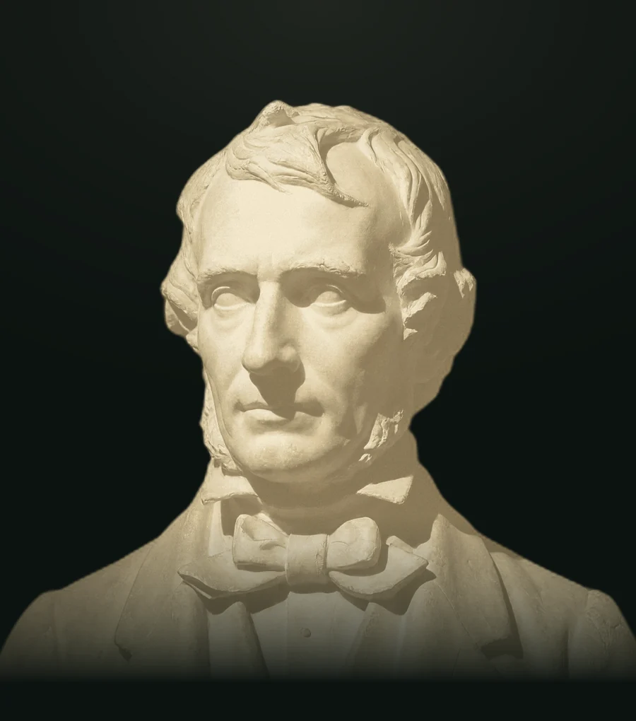 Thoreau, busto in pietra leccese
