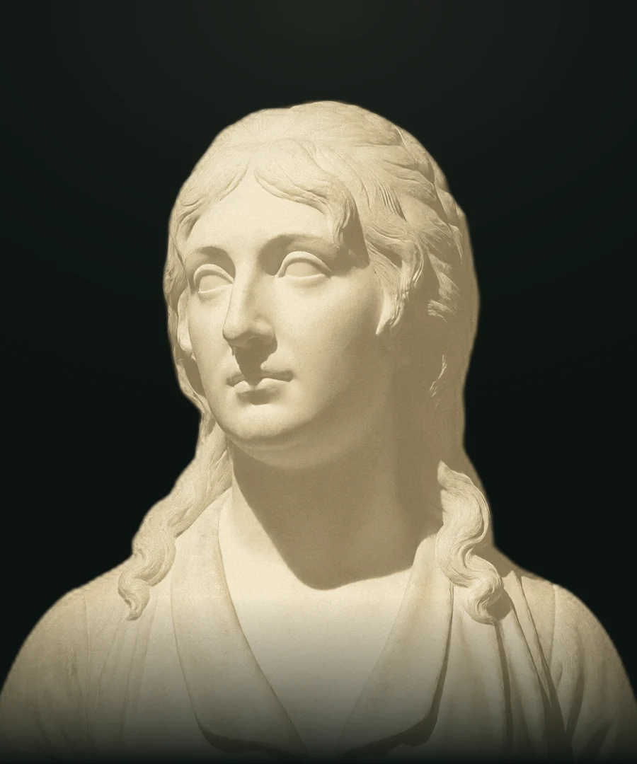 Wollstonecraft, busto in pietra leccese